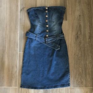 Hotkiss denim dress size small